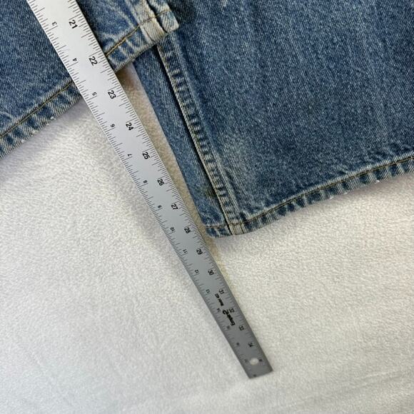Vintage Levis 517 Jeans Mens 40x30 Fit 37x29 Whisker Faded Orange Tab Bootcut - Picture 5 of 13